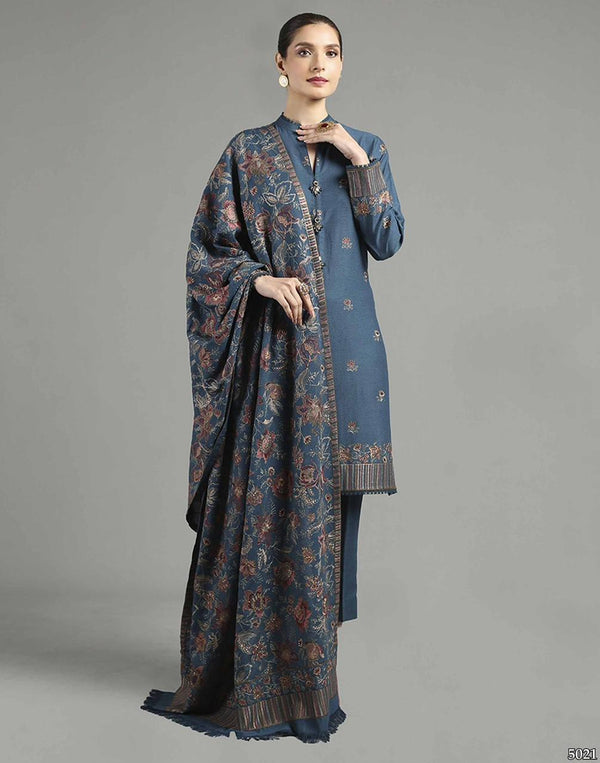 WN-06 | Unstitched 3PC Wool Marina